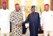 Tinubu receives ex-Senate President, Anyim, into APC