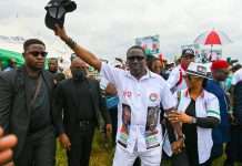 Edo guber: Obaseki, Ighodalo, Ikimi, Agbebaku, Ugbesia, others storm Ubiaja for PDP campaign flag-off