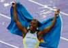 Julien Alfred overcomes obstacles to be crowned Olympic sprint queen