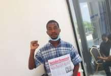 Just in: DSS arrests #Endbadgovernance protest leader in Abuja
