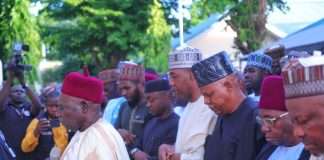 Shettima leads mourners to Borno’s Finance commissioner’s burial