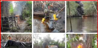 Troops uncover massive oil theft in Bayelsa, Rivers, and Delta