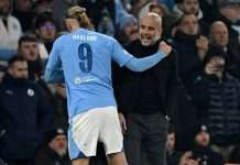 “I scored 11 goals in 11 years; he scored 9 in 4 games” – Pep Guardiola on Haaland