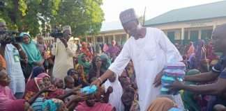 Borno Flood: Kashim Imam begins distribution of cooked meals to victims