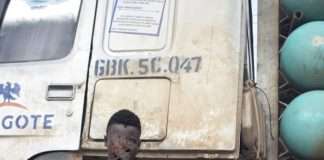Nigerian Navy arrests suspect for alleged theft of Dangote cement truck in Kogi