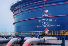 NNPCL delivers 48.6m barrels of crude to Dangote Refinery