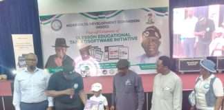 NDDC distributes 5,000 tablets to 17 schools in Bayelsa