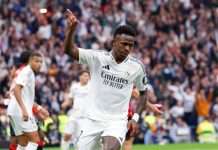 Vinicius hat-trick helps Real Madrid to win over Osasuna
