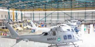 Nigerian Navy receives three new agusta westland AW109 helicopters