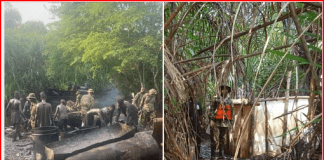 Troops intensify crackdown on oil theft, recover over 80,000 litres of stolen products in Niger Delta