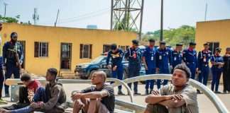 NSCDC parades four streetlight vandals in Abuja