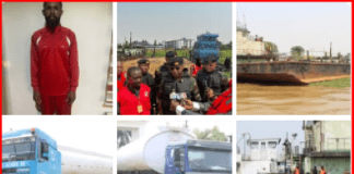 EFCC probes oil theft case involving barge and trucks
