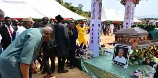 Remains of Joseph Wayas buried as Cross River gov pledges to uphold legacy