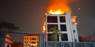 Fire engulfs Focus Holiday Inn in Abuja