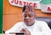 Developing: Obasa arrives at Lagos Assembly complex with security aides