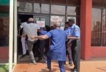 PDP: Free for all at BoT meeting in Abuja PDP Headquarters, scene of the free for all