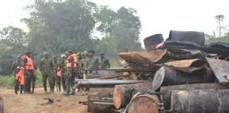 General Emekah visits frontline troops, intensifies crackdown on oil theft in Niger Delta