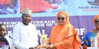 NAFOWA supports indigent students with educational materials