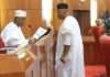 Throwback: How Akpabio, Saraki clashed over senate seating arrangement in 2018 (+video)