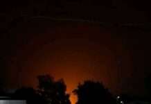 Explosion rocks army barracks in Borno Red flare lights up the night sky over Giwa Barracks following an explosion at the armoury, Maiduguri — Thursday May 1, 2025.