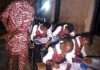 Students write WAEC exam at night