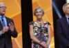 World’s richest family has a net worth of $432 billion-Report Alice Walton, world's richest woman, with her brothers Rob and Jim Walton. (File/Getty Images)