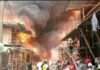 Fire ravages Kano GSM market during Eid-el-Kabir Fire ravages Kano GSM market during Eid-el-Kabir