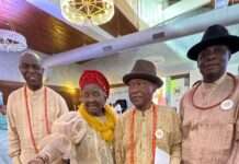 Igho felicitates Sam Amuka at 90