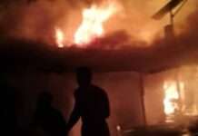 Fire destroys four shops in Ibadan