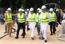 NASC to relocate to office complex first week of November- Enyiekere Dr Enyiekere, Commissioners, Secretary and staff members of the Commission are being conducted round the project by officials of the construction company