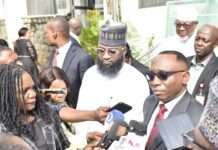 “Nigeria First” policy: BPP, NASENI partner to promote local manufacturing, stimulate economic growth *R-L: Director-General, Bureau of Public Procurement (BPP), Dr. Adebowale A. Adedokun, FCIPS, ACFE engaging the press while the Executive Vice Chairman/Chief Executive Officer, National Agency for Science and Engineering Infrastructure (NASENI), Khali Halilu looks on after the signing of MoU at BPP in Abuja*