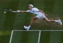 Sinner gets out of jail to reach last eight as Dimitrov retires at Wimbledon