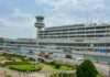 Fire razes Lagos airport terminal Fire razes Lagos airport terminal