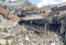 Hotel building collapses in Edo, kills owner as 20 workers escape death
