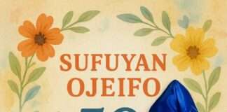 HAPPY 59TH BIRTHDAY, SUFUYAN OJEIFO!