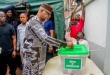 Remo Federal Constituency by-election: Abiodun applauds peaceful conduct Ogun State Governor, Prince Dapo Abiodun cast his vote at his Ita-Osanyin Ward 3, Unit 02, Ikenne Local Government during the by-election for the Remo Federal Constituency on Saturday.