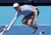Jannik Sinner ends Terence Atmane’s dream run to reach Cincinnati Open final Jannik Sinner stretches to reach the ball during his victory against Terence Atmane in the semi-final of the Cincinnati Open.