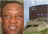 Why I built an auditorium for LASU, By Tunji Bello A combined photo of Tunji Bello and the Auditorium