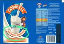 NAFDAC alerts Nigerians to fake Cowbell milk