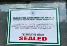 Rivers anti-quackery committee shuts six illegal health facilities