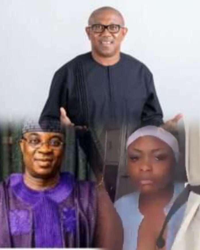 A picture combination of Peter obi, Wasiu Ayinde and Comfort Emmanson
