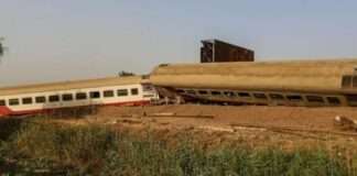 Train Derailment in Northern Egypt kills three persons, injures over 100 others