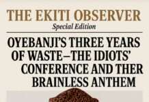 Oyebanji’s “three years of waste” – The idiot’s conference and their brainless anthem, By Wale Ojo-Lanre, Esq