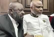 Developing: Appeal Court strikes out Nnamdi Kanu’s alleged rights violation case against DSS DG, AGF Developing: Appeal Court strikes out Nnamdi Kanu's alleged rights violation case against DSS DG, AGF