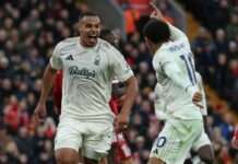 EPL: Nottingham Forest beat Liverpool 3-0