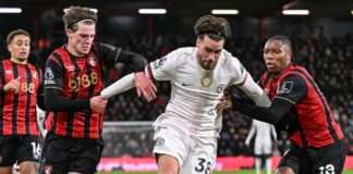 EPL: Chelsea frustrated by Bournemouth to lose further ground on title rivals