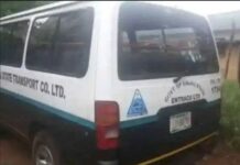 Enugu Transport Passenger Company bus hijacked, passengers abducted