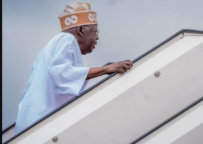 Tinubu embarks on three-state tour, heads to Lagos for end-of-year holidays