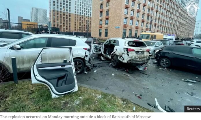 Russian general killed by car bomb in Moscow, officials say