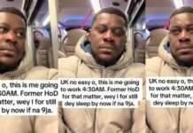 From HOD in Nigeria to 4:30am shifts in UK: Man shares harsh japa reality